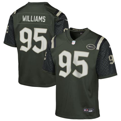 Youth Nike Quinnen Williams Gotham Green New York Jets 2025 Rivalries Collection Game Jersey