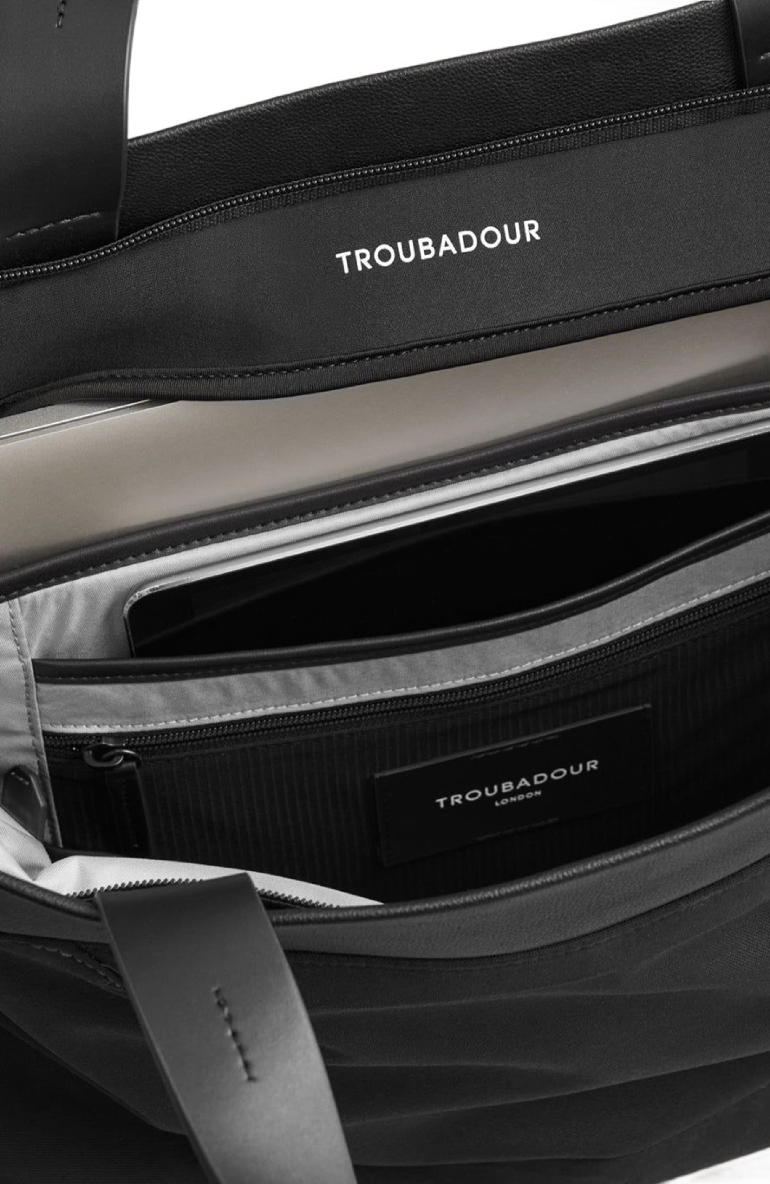 Troubadour Apex Everyday Tote, Alternate, color, Black