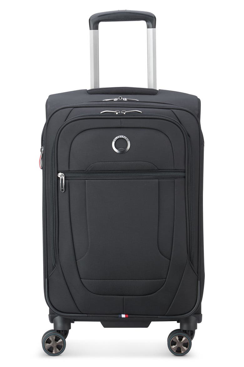 Helium DLX Expandable Spinner Carry-On, Main, color, BLACK