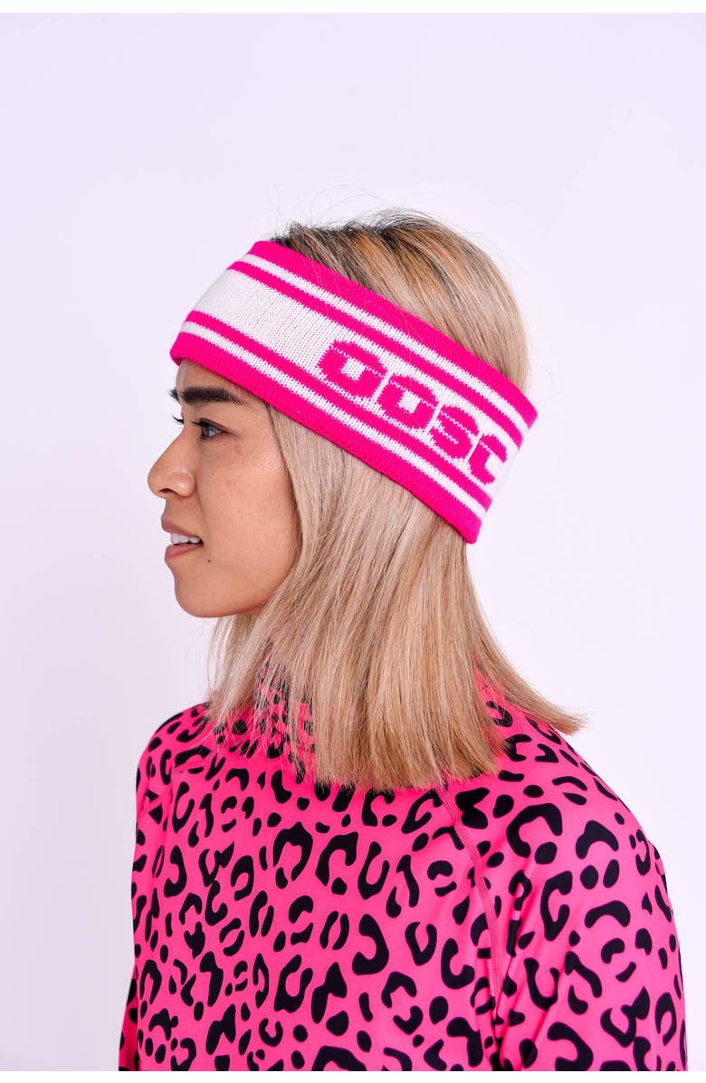 OOSC Après Headband - Pink & White, Alternate, color, Pink & White