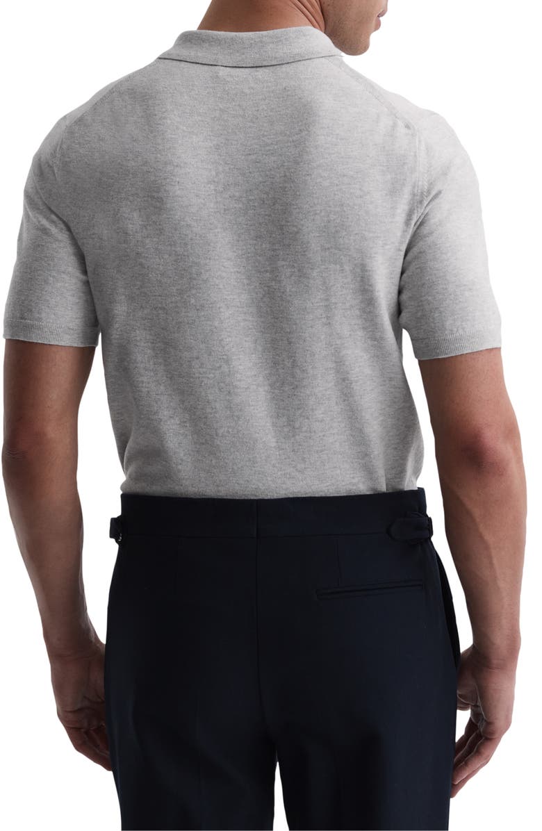 Reiss Wilton Cotton Blend Polo Sweater, Alternate, color, 