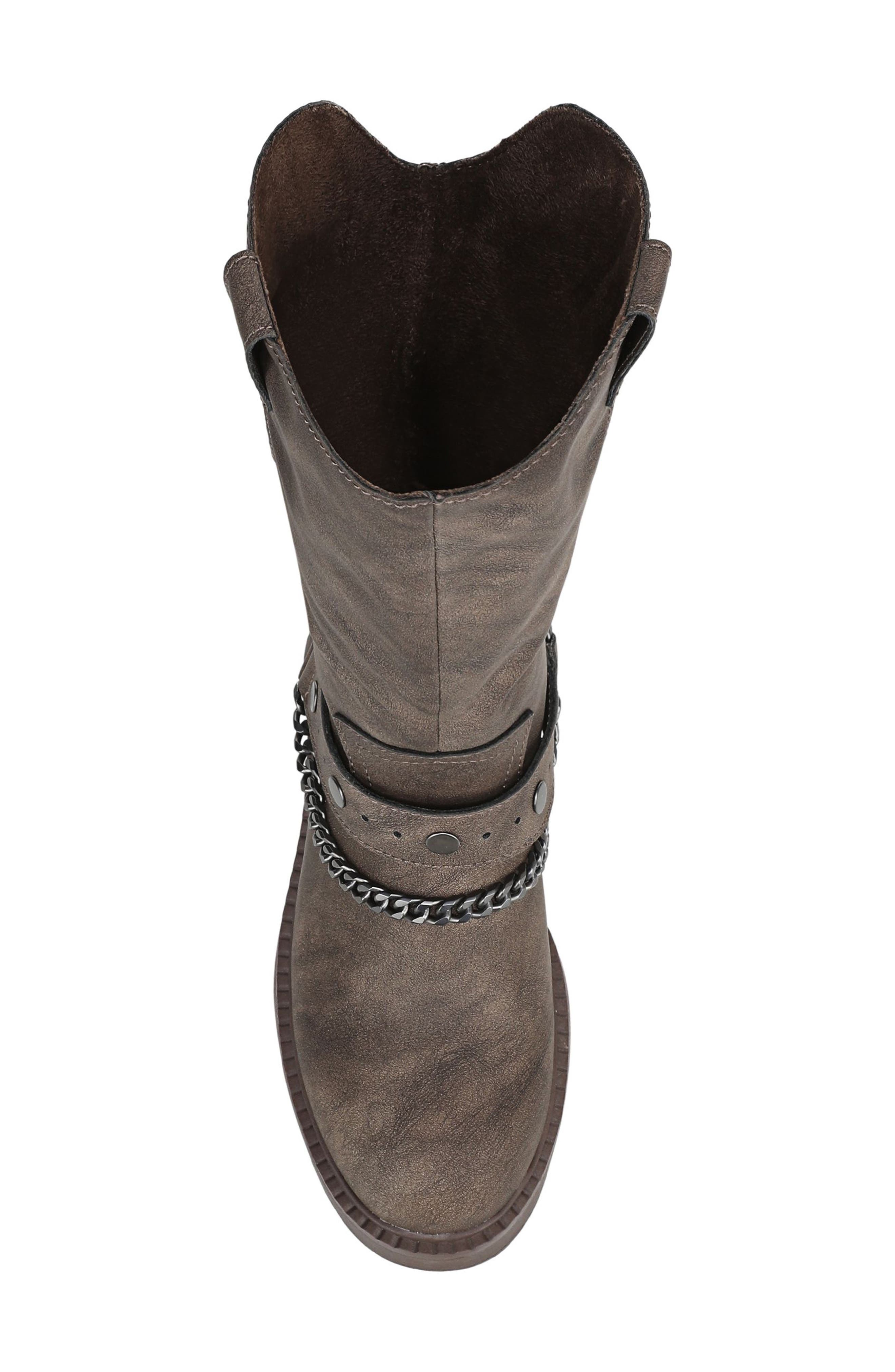 Blowfish Malibu Verona 2 Boot, Alternate, color, Dark Brown Faux Leather