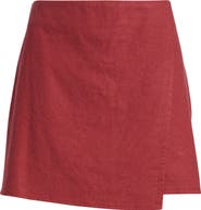 Open Edit Linen Blend Skirt