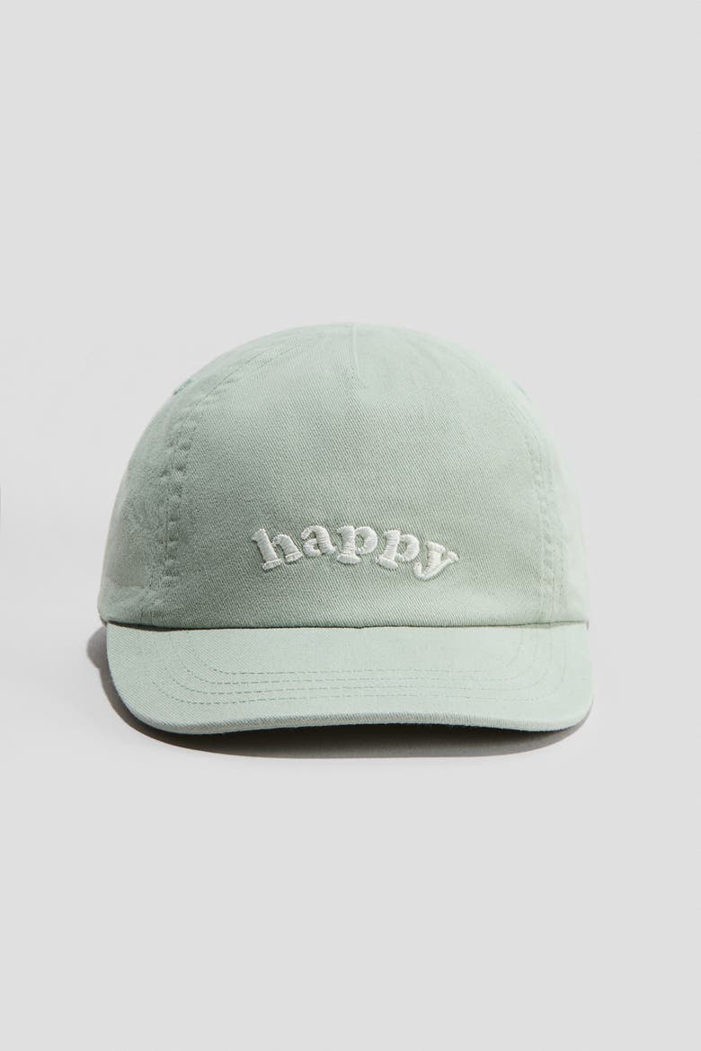 Cotton Cap, Main, color, Light green/Happy