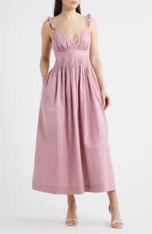 The Olive Cotton Sundress