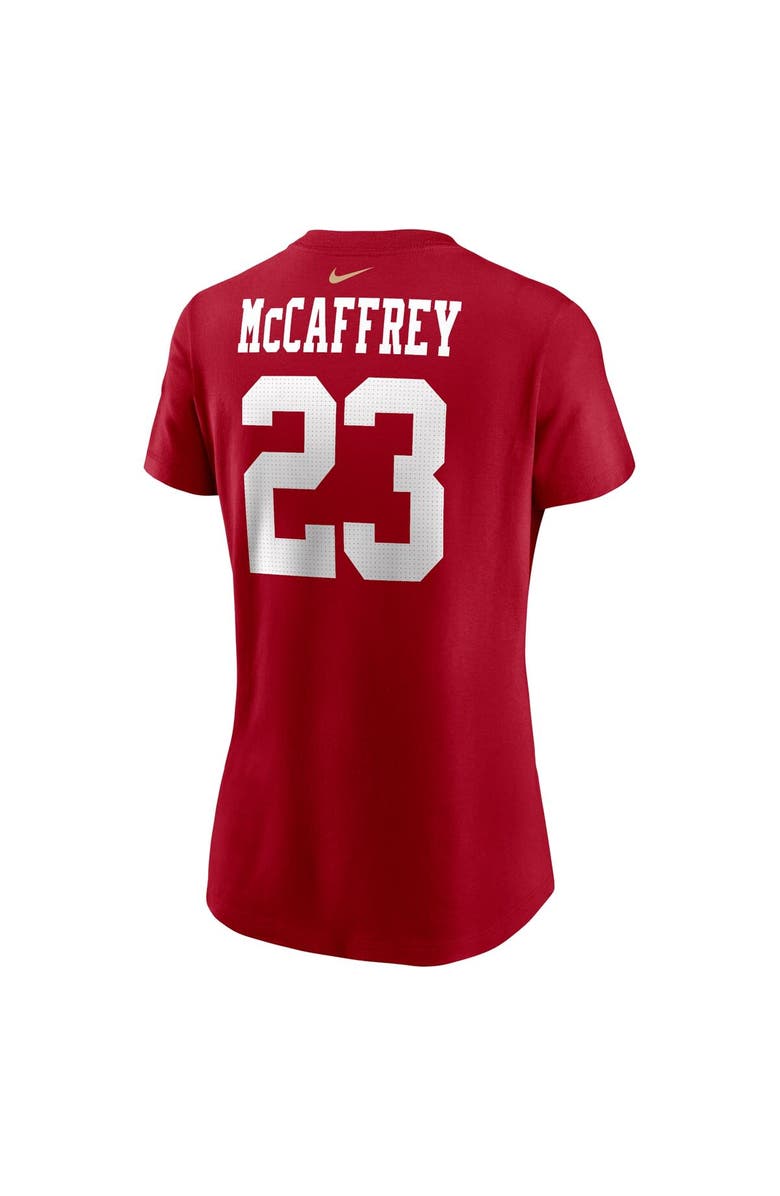 Nike Women's Nike Christian McCaffrey Scarlet San Francisco 49ers Player Name & Number T-Shirt, Alternate, color, Scarlet