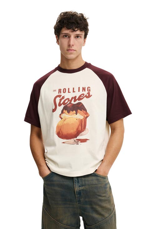 Men's Cropped Fit Music T-Shirt