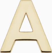 Oradina 14K Gold Initial Reaction Single Stud