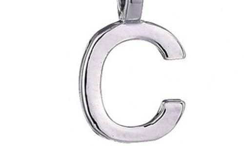 Adornia Initial Pendant Layered Chain Necklace In Silver