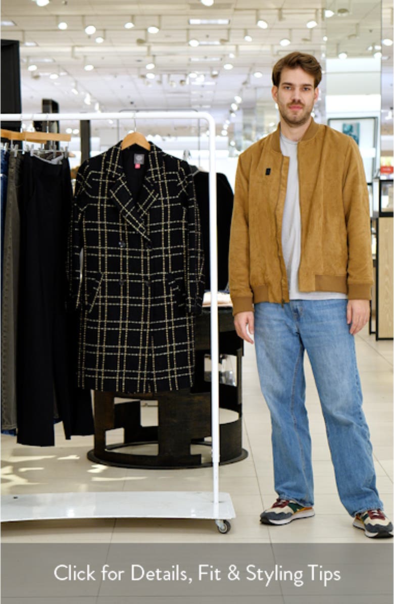 Windowpane Bouclé Coat, sales video thumbnail