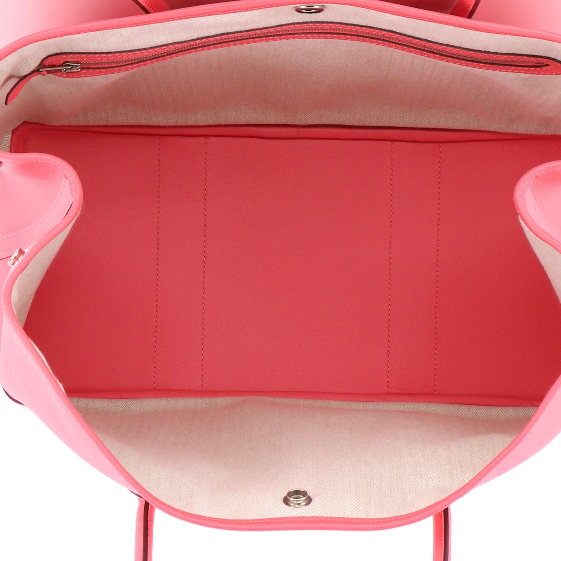 Garden Party Tote Leather 36, Alternate, color, Rose Azalee