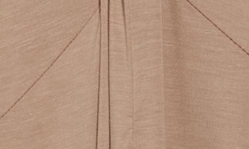 Go Couture Flutter Sleeve Midi Dress In Brown