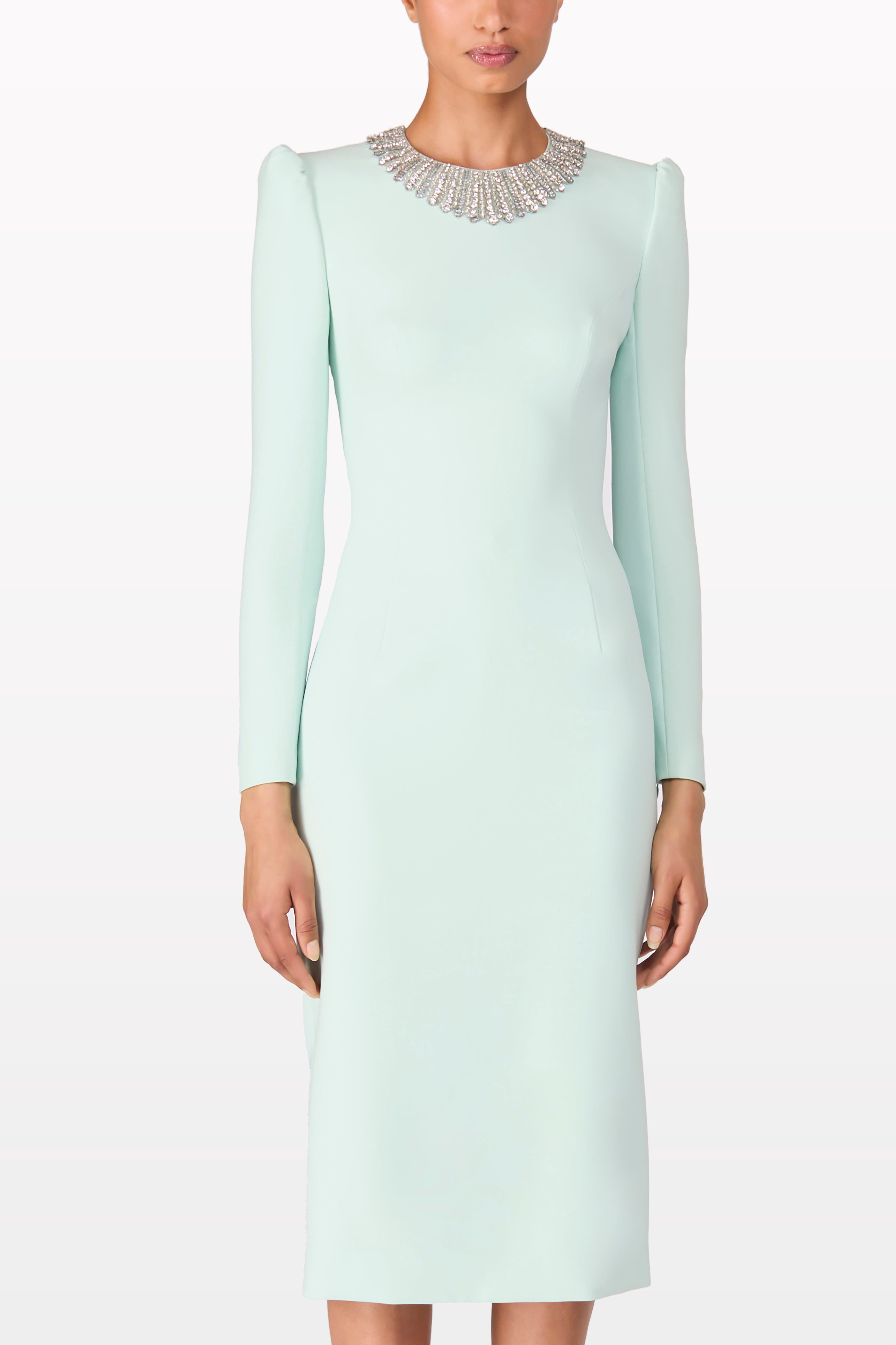 Cora Long-Sleeve Midi Dress - image 4