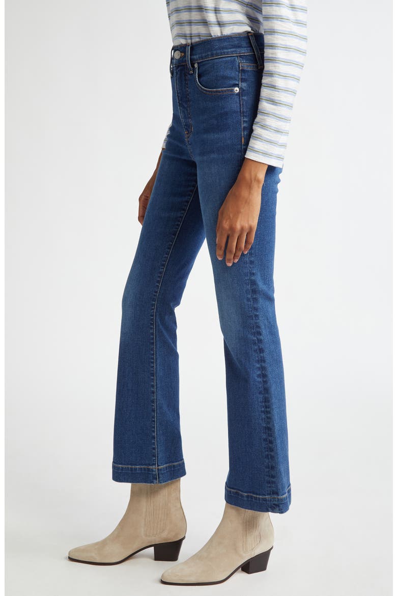 Carson Ankle Flare Jeans, Alternate, color, BRIGHT BLUE