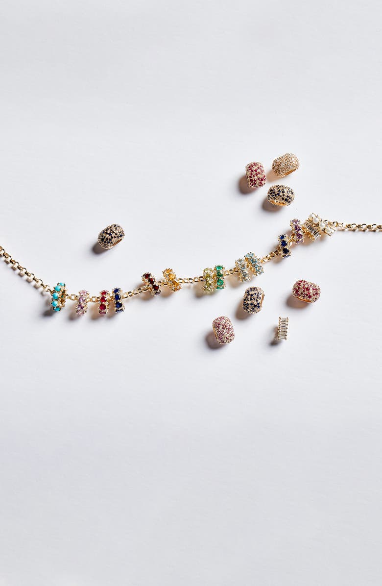 Adina Reyter Pavé Sapphire & Diamond Pendant Charm, Alternate, color, 