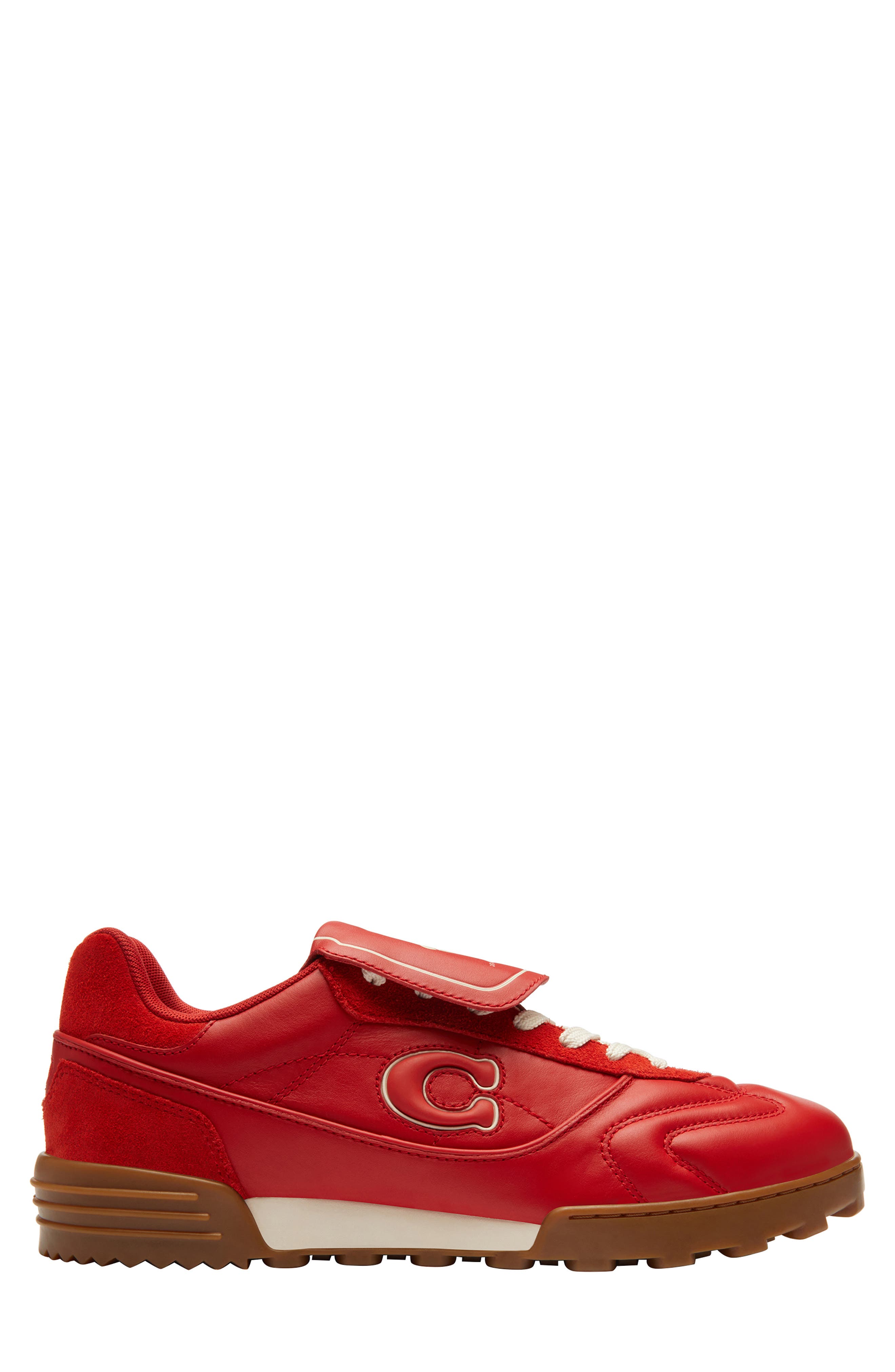 COACH Match Sneaker, Alternate, color, Sport Red