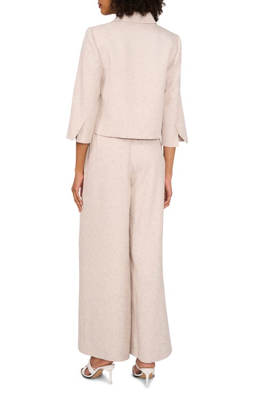 Shop Vince Camuto Tweed Crop Jacket In New Ivory