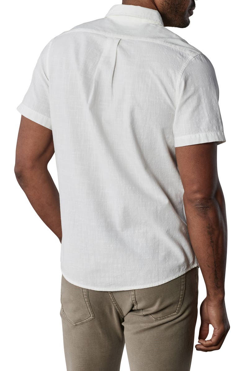The Normal Brand Lived In Short Sleeve Cotton Button-Up Shirt, Alternate, color,