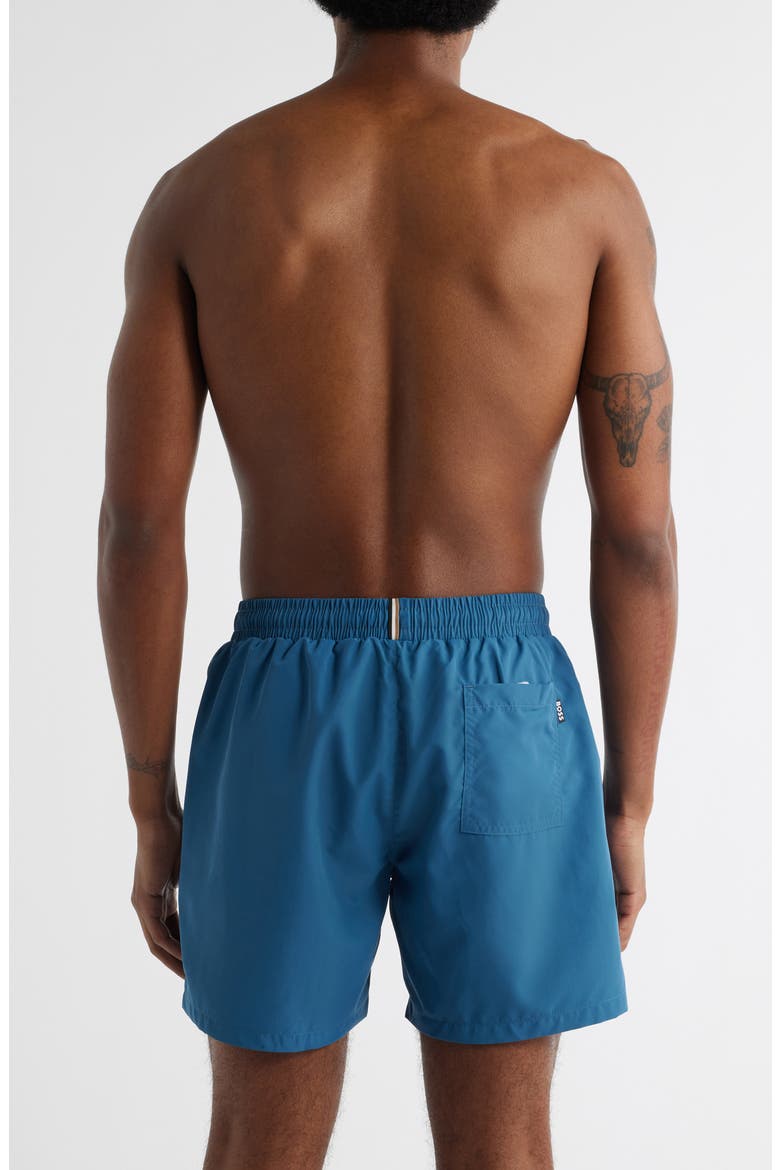 Dolphin Swim Trunks, Alternate, color, OPEN BLUE