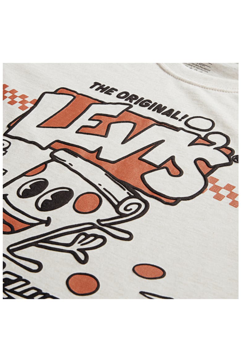 Kids' Speedy Pizza Graphic T-Shirt, Alternate, color, OATMEAL HEATHER