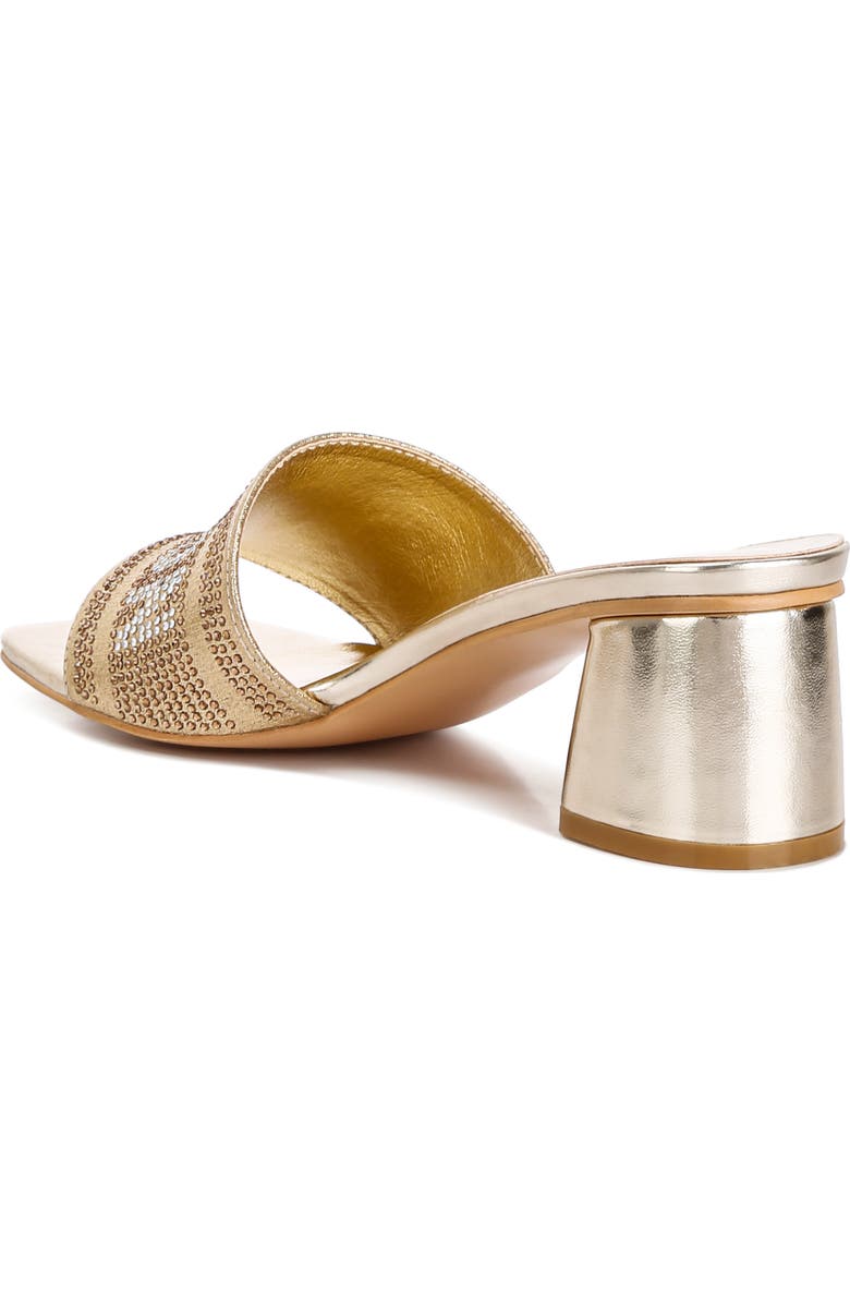 LONDON RAG Starks Rhinestone Embellished Block Heel Slide Sandal, Alternate, color,