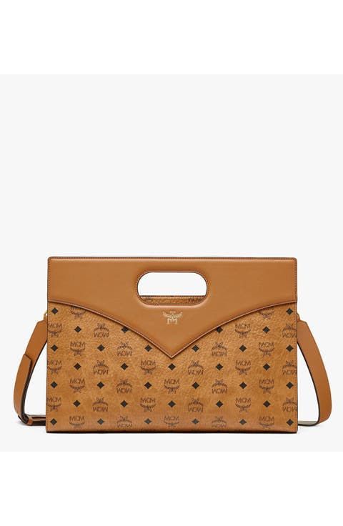 Diamond Tote in Visetos Leather Mix