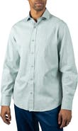 TailorByrd Mélange Linen Blend Button-Up Shirt