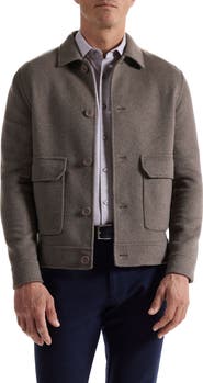 Bugatchi Felted Wool Blend Jacket