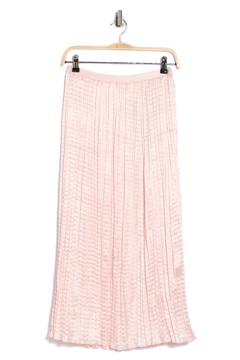 Pleated Midi Skirt, Alternate, color, LIGHT/ PASTEL PINK