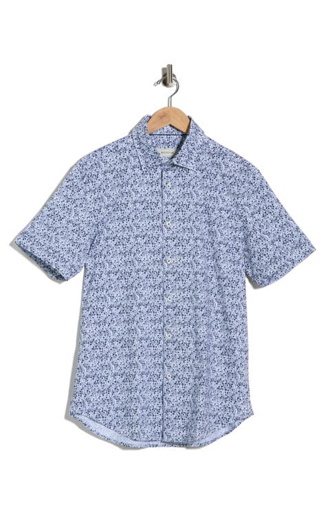 Miles OoohCotton® Navy Button-Up Shirt