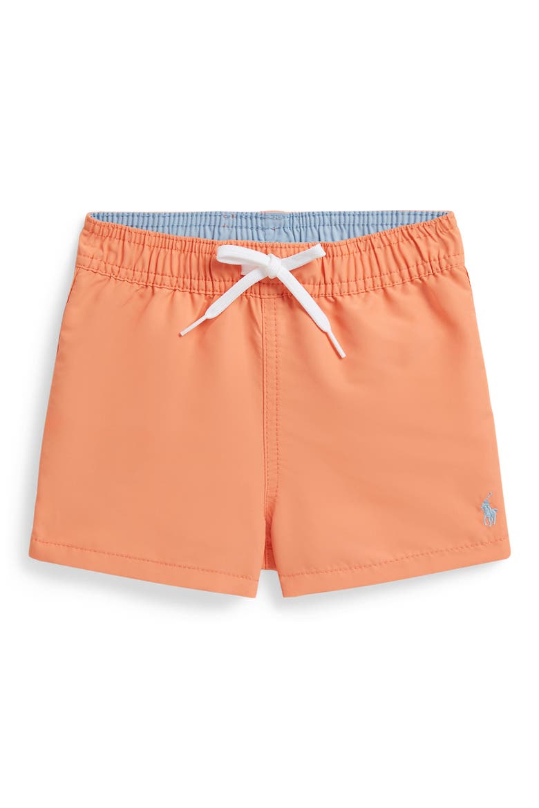 Swim Trunks, Main, color, POPPY