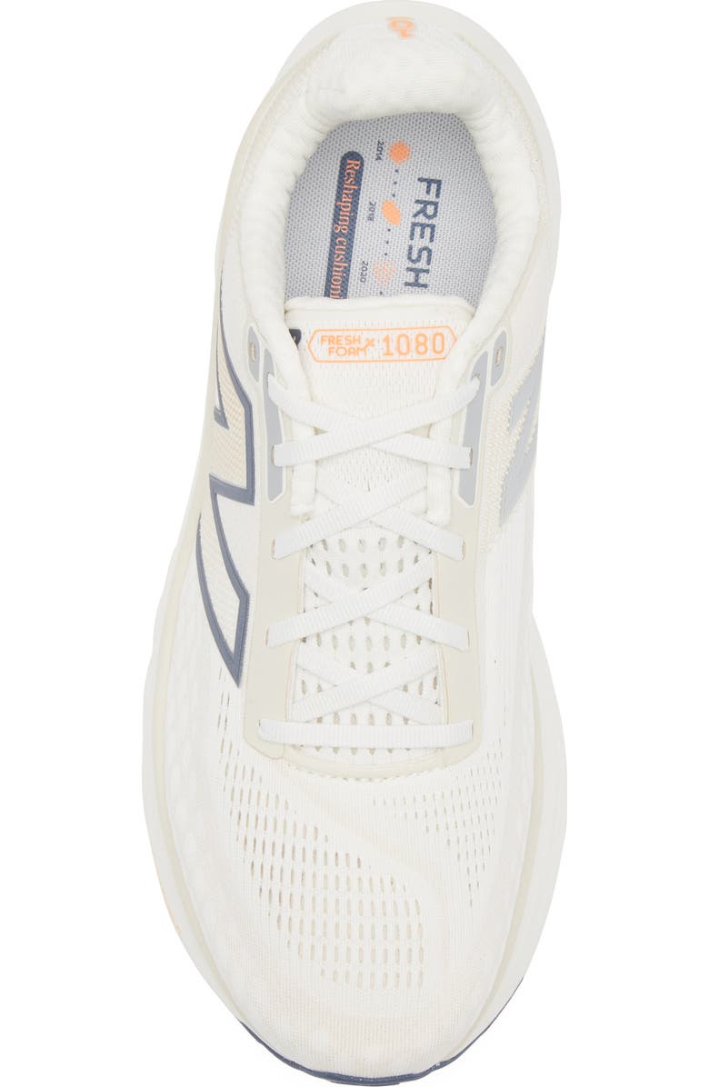 New Balance Fresh Foam X 1080 v14 Running Shoe, Alternate, color, Sea Salt/ Vintage Indigo