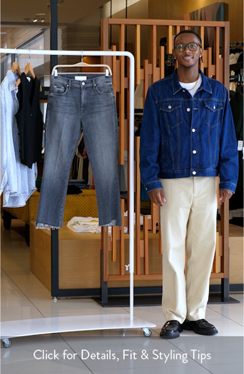 The Insider Frayed Step Hem Crop Bootcut Jeans, sales video thumbnail