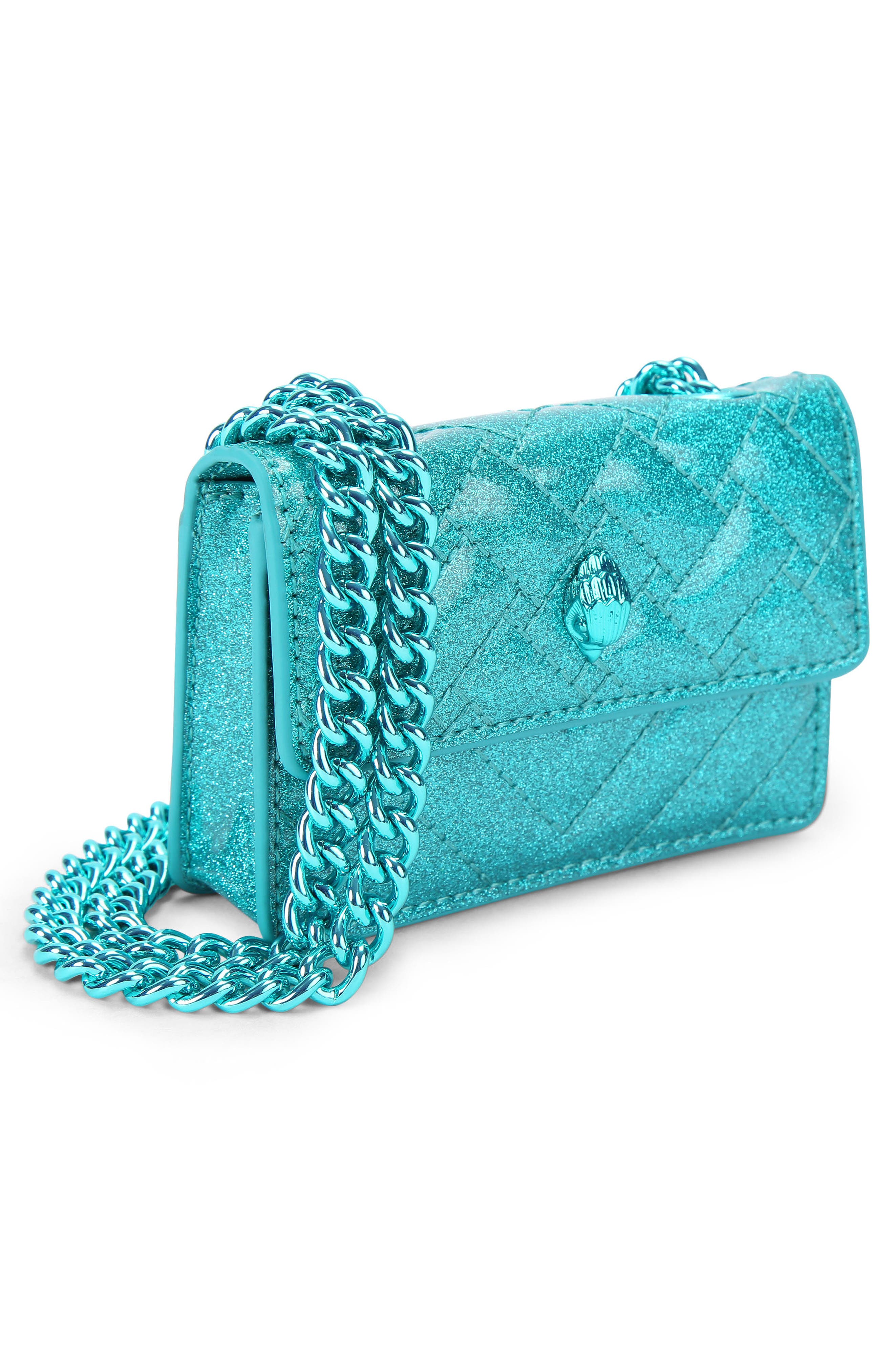 Kurt Geiger London Micro Kensington Drench Convertible Leather Shoulder Bag, Alternate, color, 