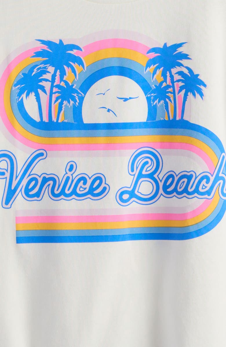 Treasure & Bond Kids' Crop Cotton Graphic T-Shirt, Alternate, color, Ivory Venice