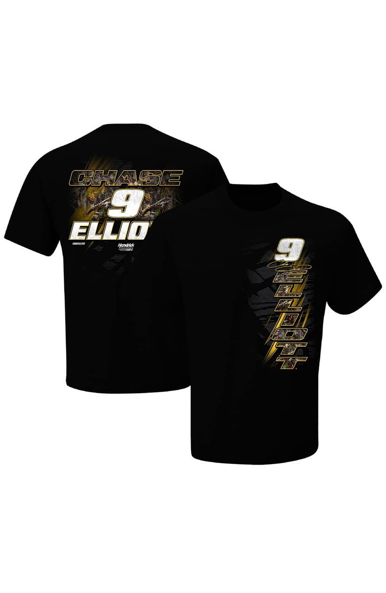HENDRICK MOTORSPORTS TEAM COLLECTION Men's Hendrick Motorsports Team Collection Black Chase Elliott Camo T-Shirt, Alternate, color, Black