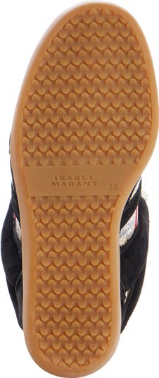Bekett Hidden Wedge Mixed Media High Top Sneaker