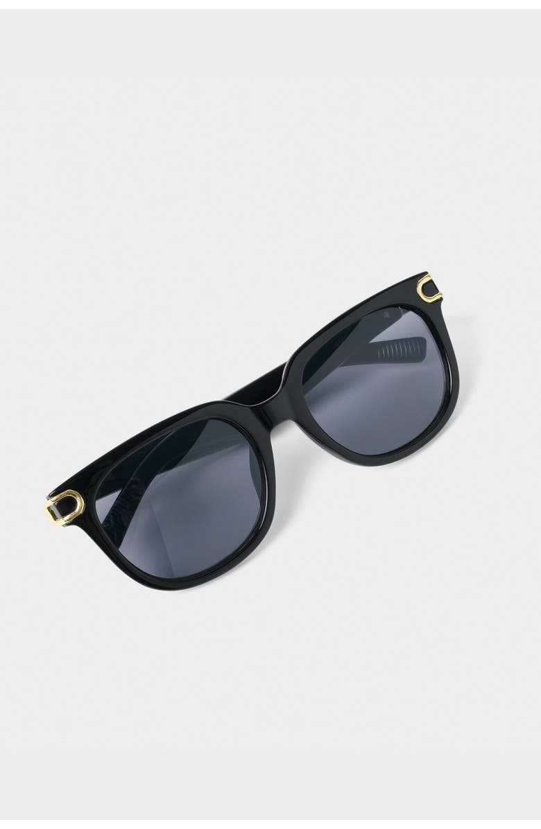 Katie Loxton Manhattan Sunglasses in Black, Alternate, color, Black