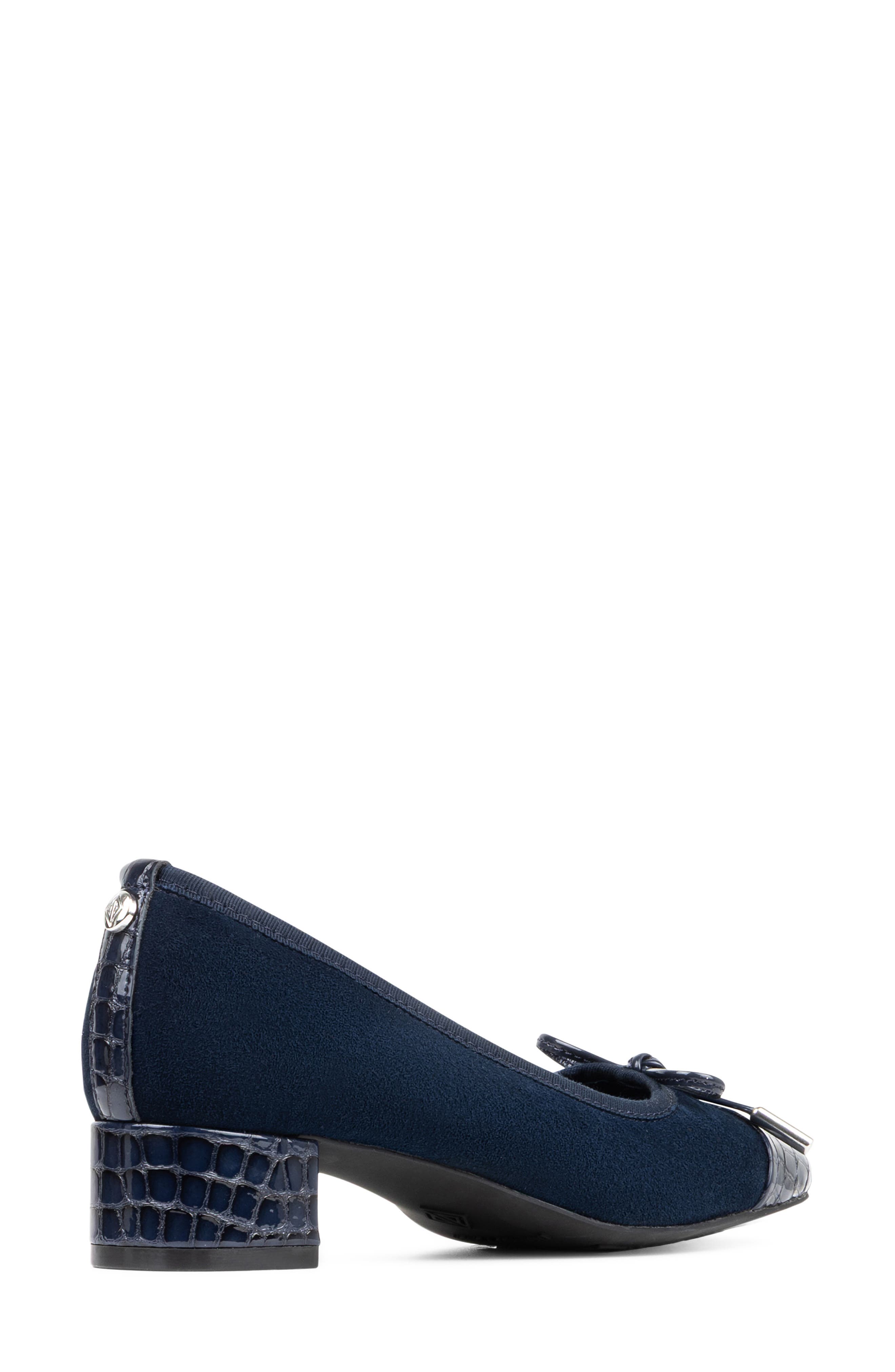 Josefina Cap Toe Pump, Alternate, color, NAVY
