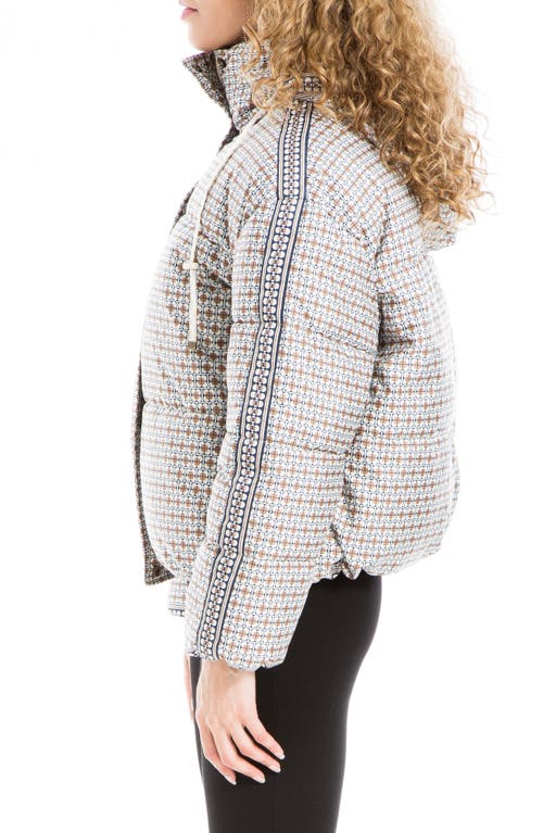 Max Studio Puffer Jacket In Gray