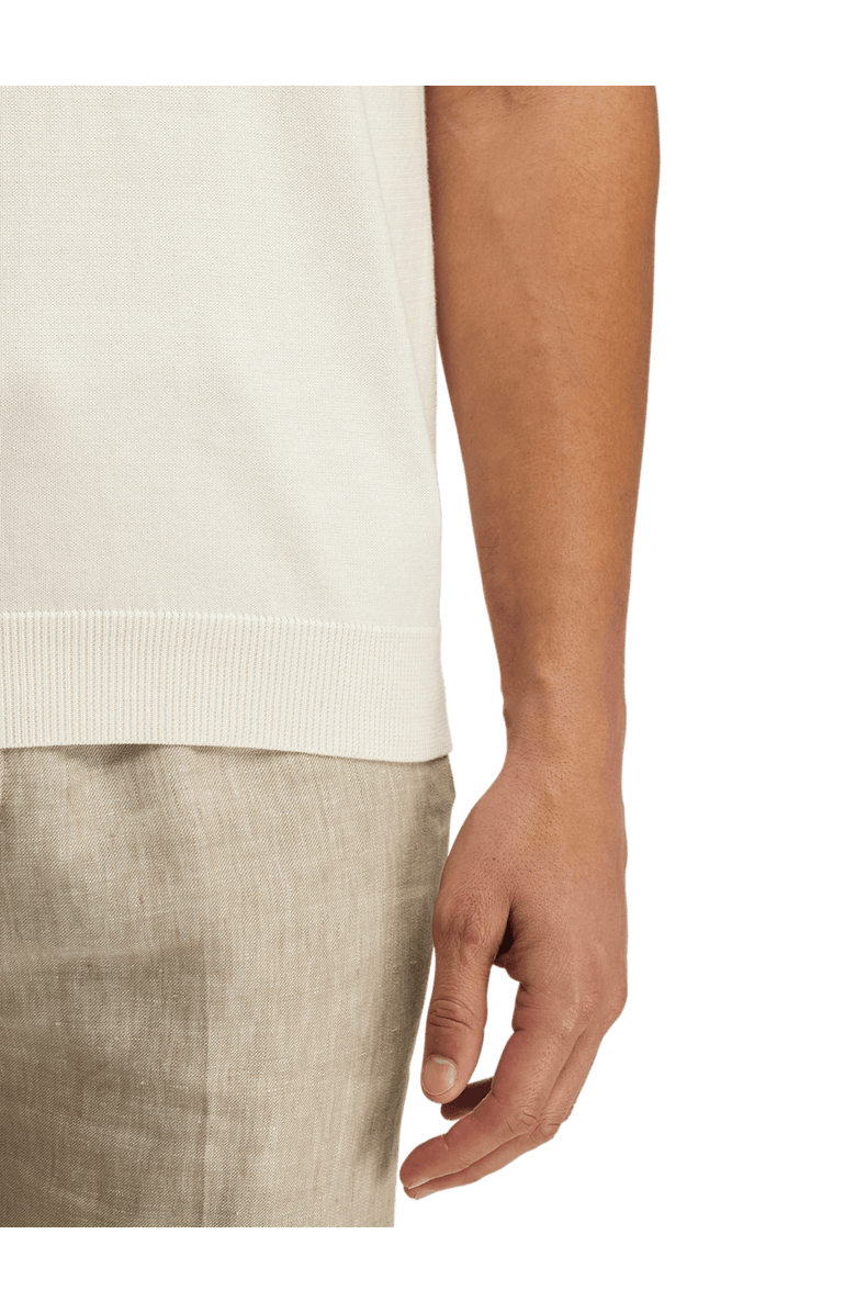 Paul Fredrick Supima Cotton Crew Neck Sweater, Alternate, color, Off White