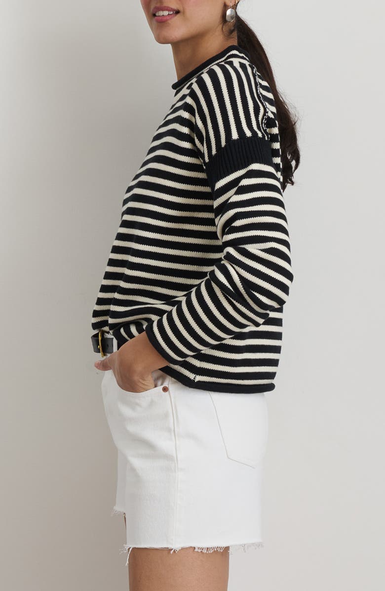 Alex Mill Mariner Stripe Sweater, Alternate, color,