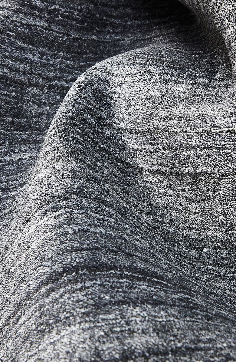 Solo Rugs Harbor Handmade Wool Blend Area Rug, Alternate, color, Dark Gray