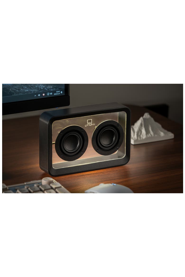 Mage See-Through Bluetooth Speaker, Alternate, color, BLACK