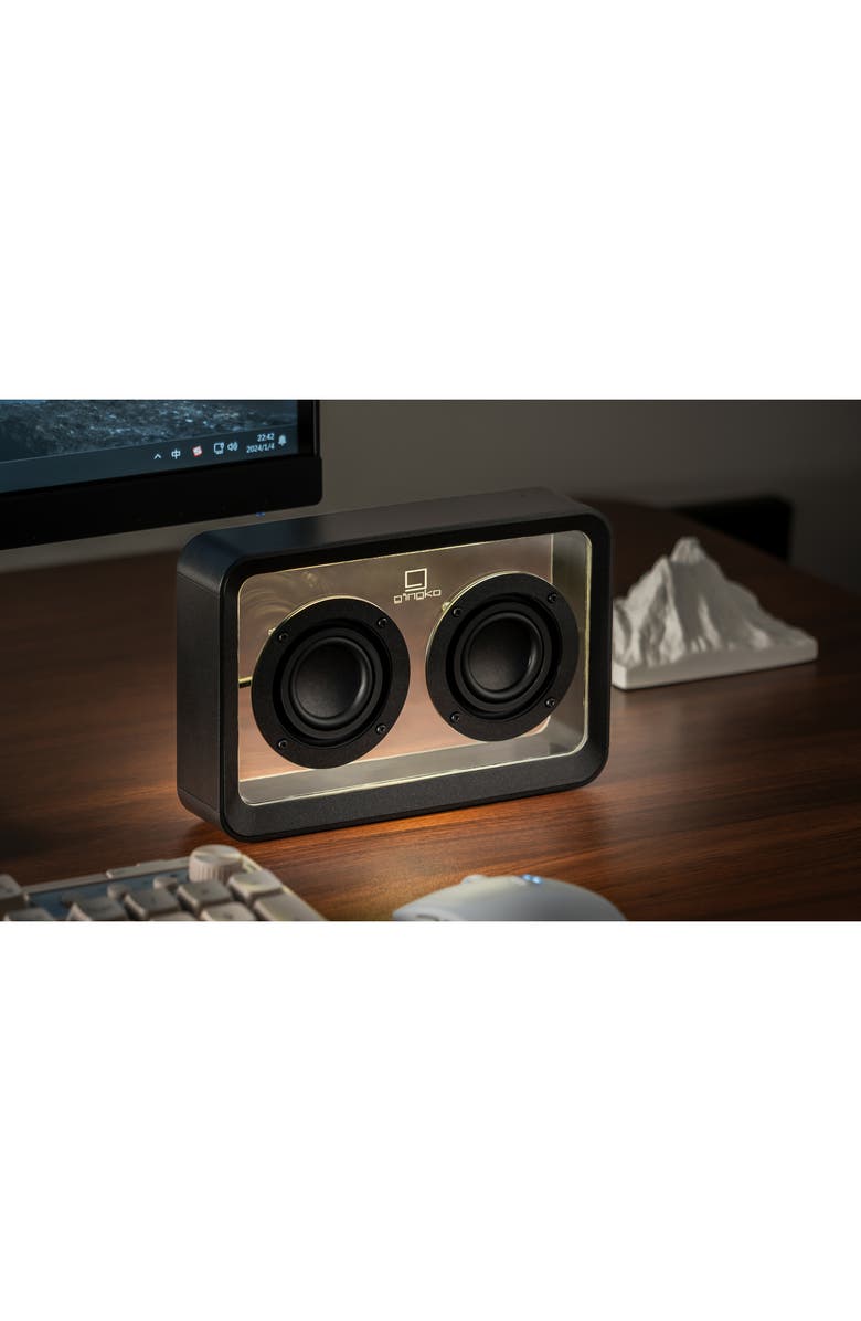 GINGKO Mage See-Through Bluetooth Speaker, Alternate, color, Black