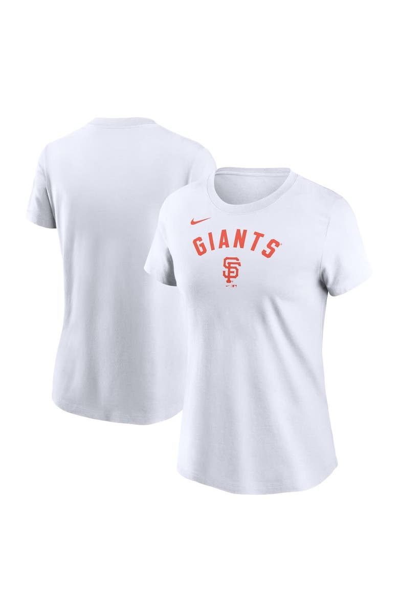 Nike Women's Nike White San Francisco Giants Team Arch T-Shirt, Main, color, 
