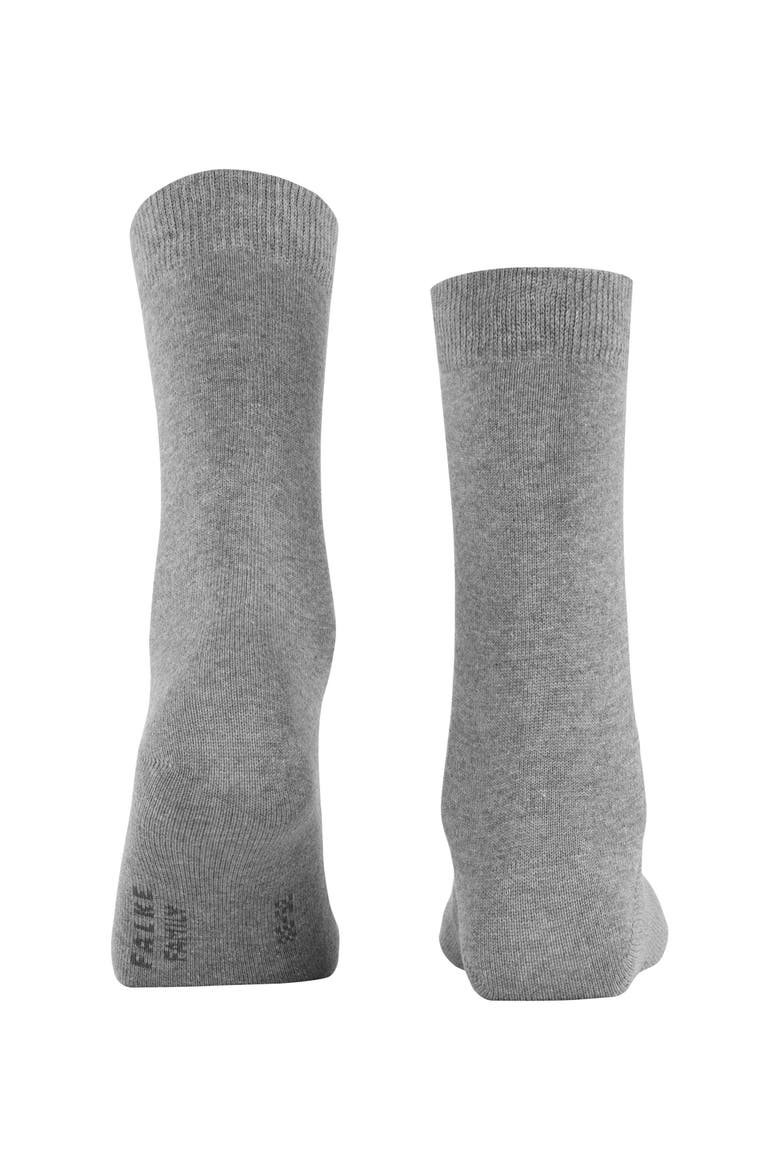 Family Cotton Socks, Alternate, color, Greymix