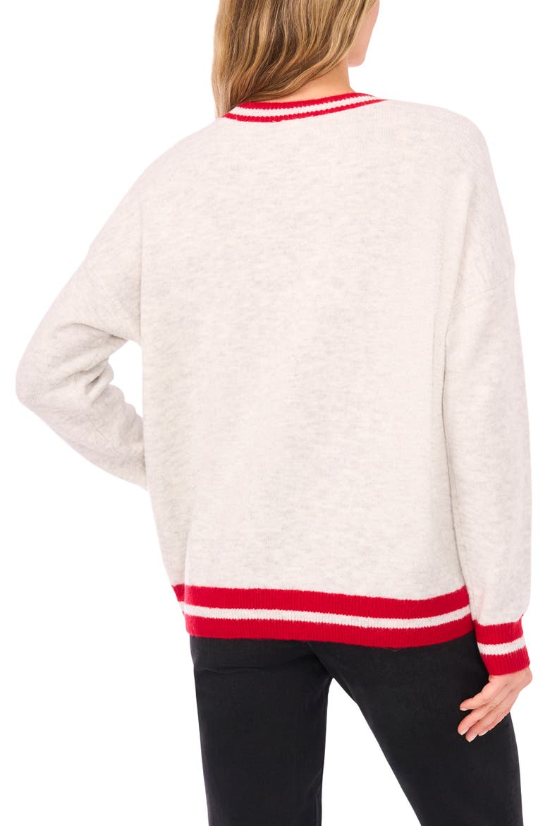 Sleigh Holiday Graphic Crewneck Sweater, Alternate, color, JAZZ CLUB