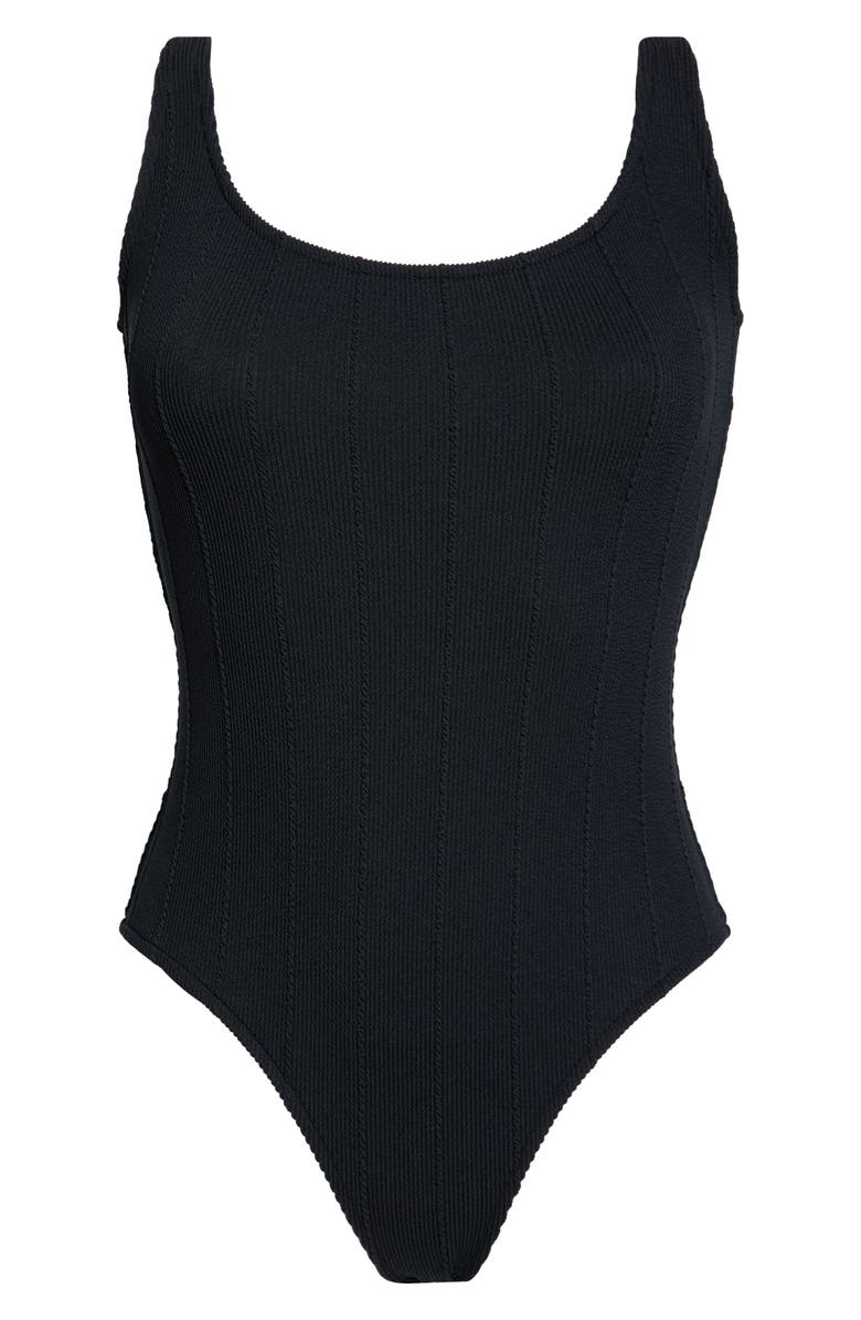 Rip Curl Vibe Surf Cheeky One-Piece Swimsuit, Alternate, color, Black