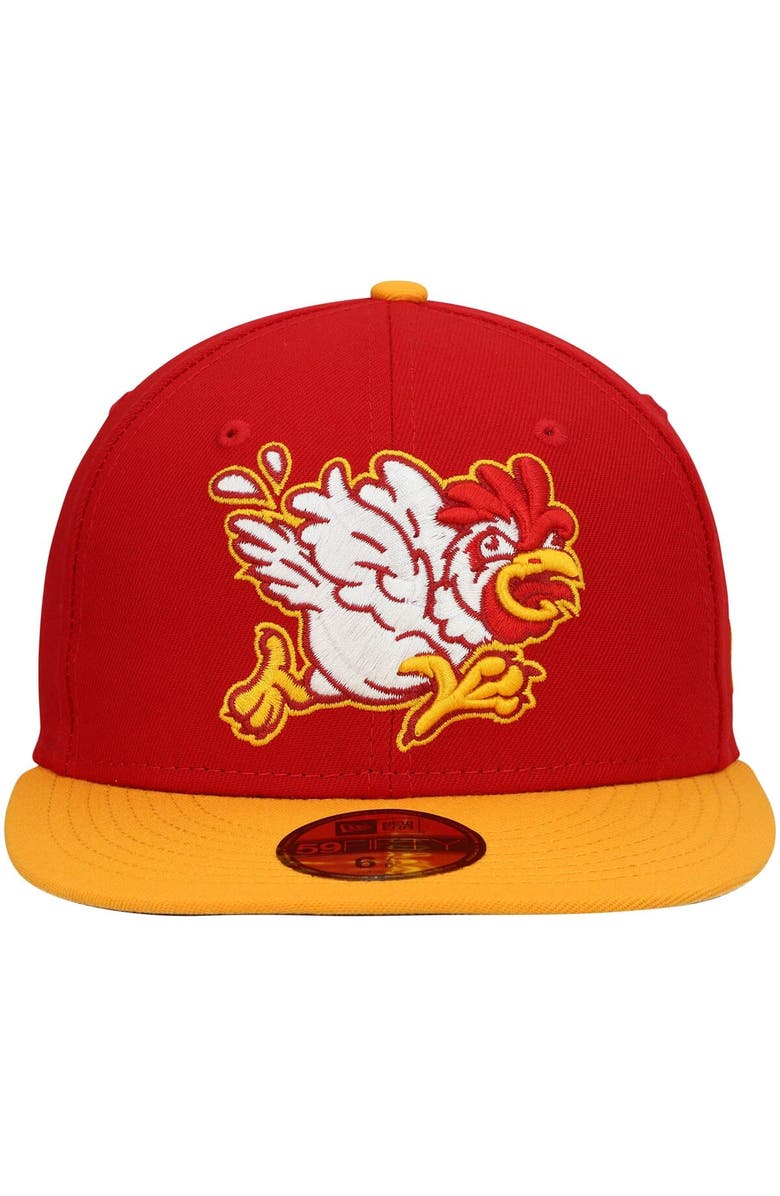 New Era Men's New Era Red Northwest Arkansas Naturals Theme Night 59FIFTY Fitted Hat, Alternate, color, 